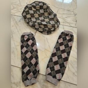 Danzy Argyle Kids Matching Set - Gray and Black